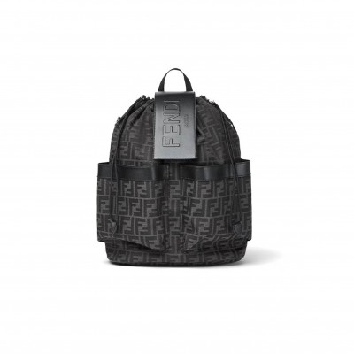 FENDI FF JACQUARD FENDI STRIKE MEDIUM 7VZ070AG0MF0NPN (41*30*16cm)